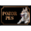 Československý vlčiak - Kovová tabuľka POZOR PES