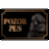 Pudel veľký - Kovová tabuľka POZOR PES